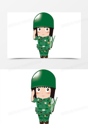 小军人图片素材