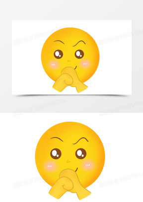 卡通麻烦了表情免抠素材