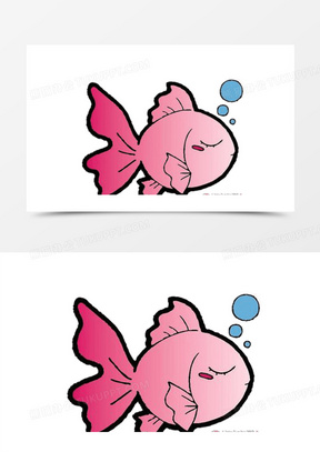 鱼儿睡觉简笔画图片