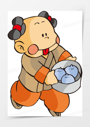 卡通古代小孩素材_卡通古代小孩图片_卡通古代小孩素材图片下载_熊猫