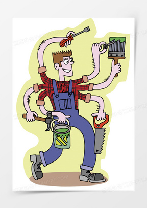 万能维修安装工人