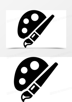 画具130绘画画笔工具粉色展示h5背景图10画笔工具对角艺术符号图标20