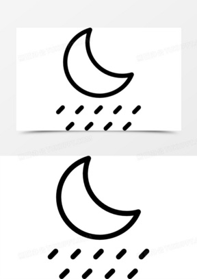 雷阵雨图标图片大全可爱_熊猫办公