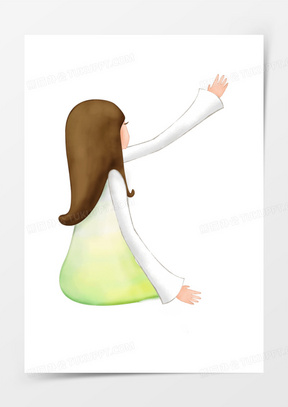 伸手图片卡通头像可爱