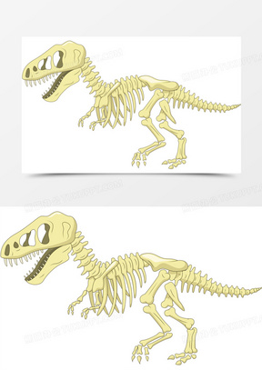 310矢量卡通恐龙化石00古化石人体骨头40卡通恐龙化石80恐龙化石200实