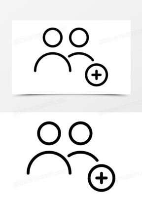 添加联系人图标