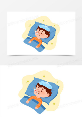 发热图片素材