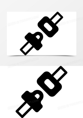 飞机安全带图标