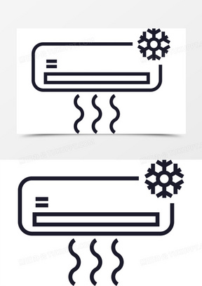 中央空调简笔画图片