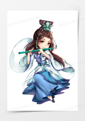 可爱古风仙剑游戏人物