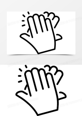 鼓掌图标