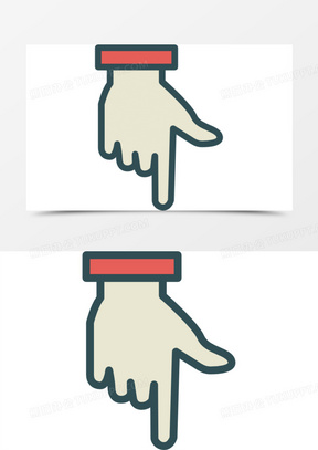 手指方向图片素材