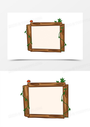 手绘彩色卡通小报边框元素