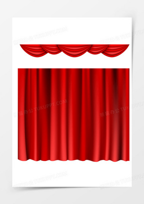 红色窗帘