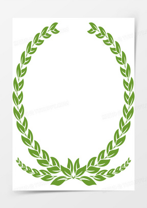 圆形树叶图片素材