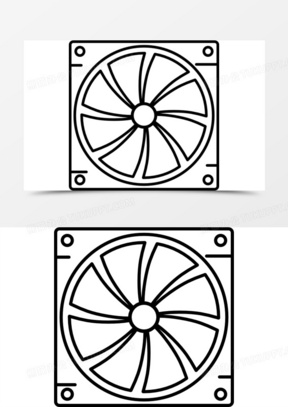 风扇图标素材