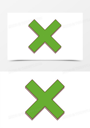 手绘卡通对号免抠图标元素