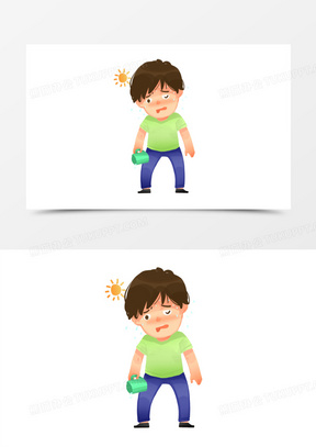 喝水的人图片素材