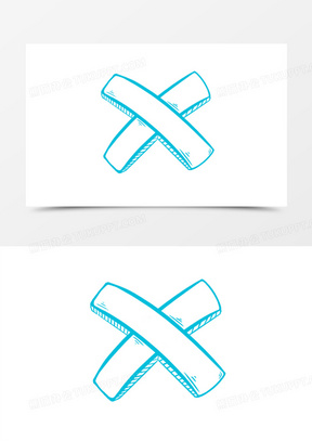 打叉符号创意设计图片