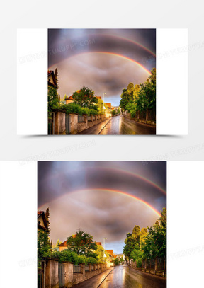 雨后彩虹多莉帕壁纸