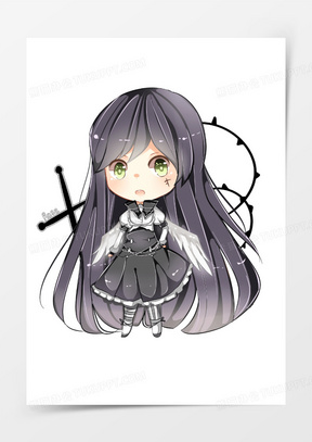 创意质感合成黑天使