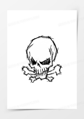 骷髅头图片恐怖霸气头像