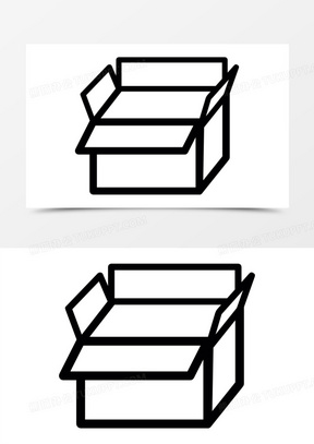 纸箱图标图片素材