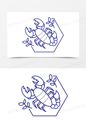 天蝎座图案标志图片