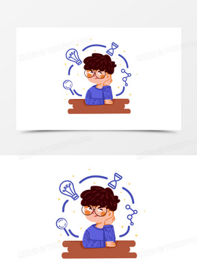 手绘思维导图图片素材