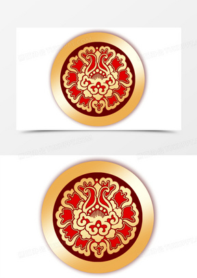 中式花纹图案装饰元素