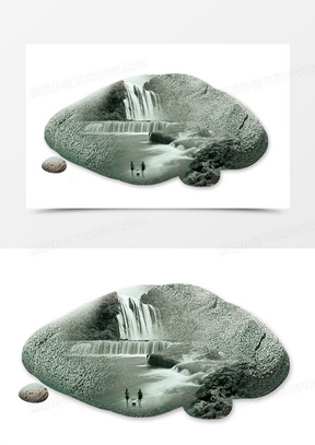 古风石头图片素材