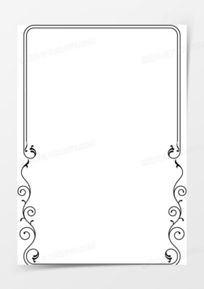 黑色花纹边框素材_黑色花纹边框图片_黑色花纹边框素材图片下载_熊猫