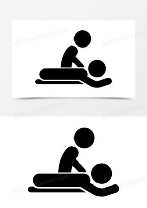 按摩图标图片素材