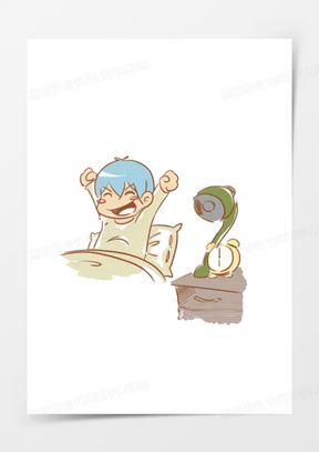 早起图片搞笑卡通