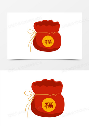 卡通手绘矢量免抠钱袋子素材