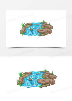水流卡通图片素材