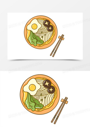 主食卡通图片素材