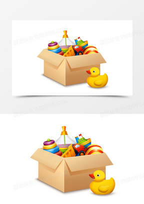 卡通纸箱素材_卡通纸箱图片_卡通纸箱素材图片下载_熊猫办公