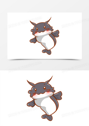 肥鲶鱼图片卡通头像