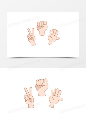 石头剪刀布搞笑图片