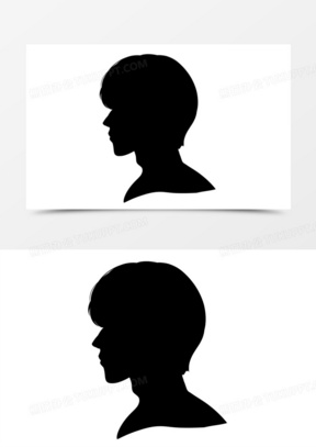 人物剪影ps素材_人物剪影矢量图下载_熊猫办公