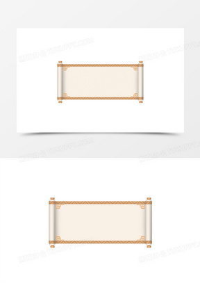 卷轴画图片简单又漂亮