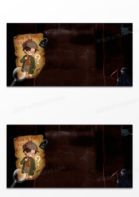 黑色名侦探剧本杀推理游戏背景