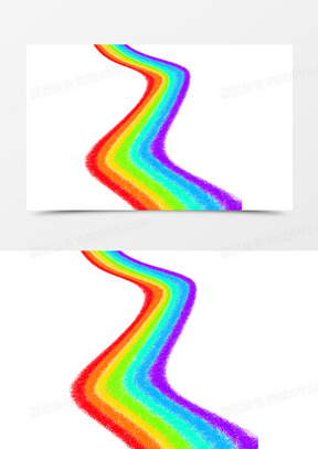 彩红跑道装饰素材