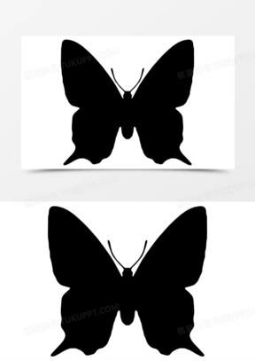 蝴蝶昆虫动物形状图标