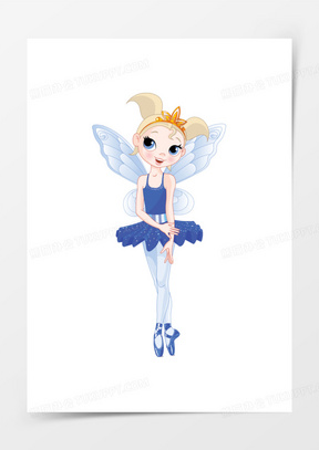 卡通女精灵