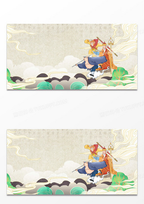 西游记中国风神话创意背景