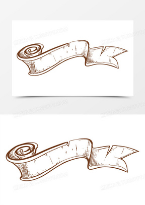 卷轴框图片素材