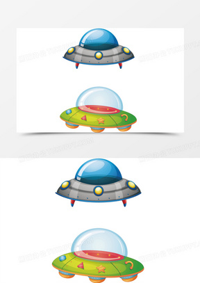外星飞船图片卡通简笔画