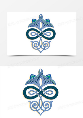 21六角形雪花型布匹图案00抽象花型图案10手绘唯美花型图案设计40时尚